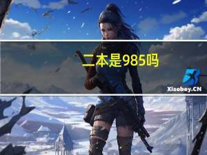 二本是985吗