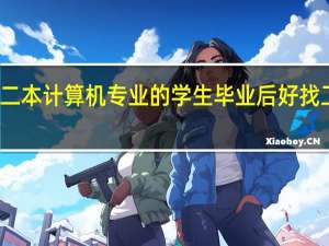 二本计算机专业的学生毕业后好找工作吗