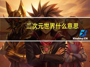 二次元世界什么意思