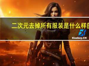 二次元去掉所有服装是什么样的