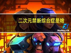 二次元禁断综合症是啥（二次元禁断综合症）