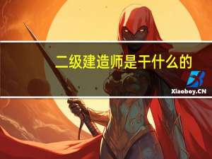 二级建造师是干什么的