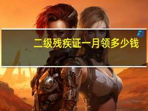 二级残疾证一月领多少钱