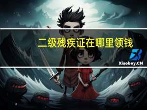 二级残疾证在哪里领钱