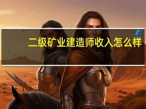 二级矿业建造师收入怎么样