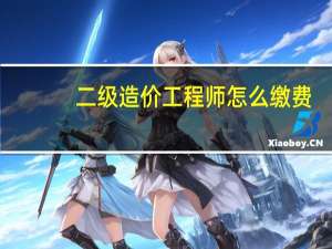 二级造价工程师怎么缴费