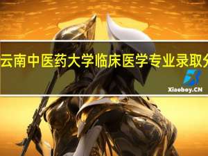 云南中医药大学临床医学专业录取分数线