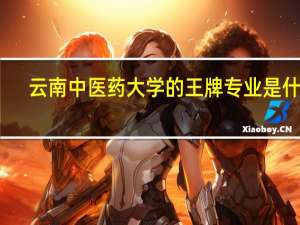 云南中医药大学的王牌专业是什么