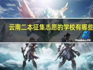 云南二本征集志愿的学校有哪些啊