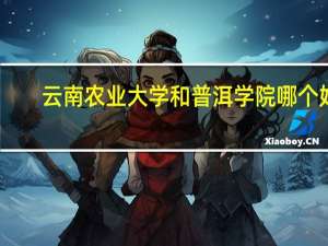 云南农业大学和普洱学院哪个好