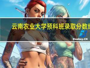 云南农业大学预科班录取分数线