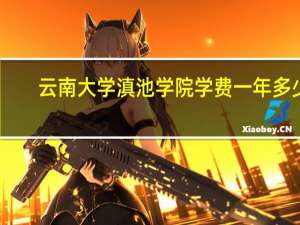 云南大学滇池学院学费一年多少