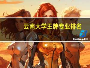云南大学王牌专业排名