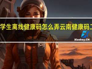 云南学生离线健康码怎么弄 云南健康码二维码图片