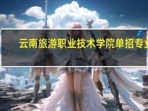 云南旅游职业技术学院单招专业
