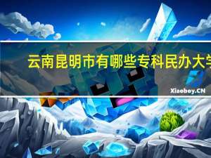 云南昆明市有哪些专科民办大学