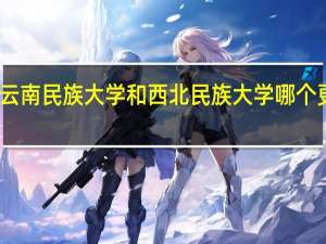 云南民族大学和西北民族大学哪个更好啊