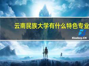 云南民族大学有什么特色专业，专业排名如何