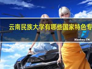 云南民族大学有哪些国家特色专业