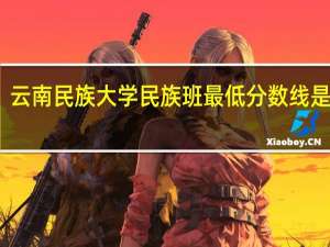 云南民族大学民族班最低分数线是多少