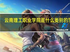 云南理工职业学院是什么类别的学校