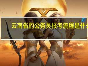 云南省的公务员报考流程是什么