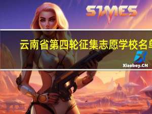 云南省第四轮征集志愿学校名单