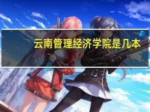 云南管理经济学院是几本
