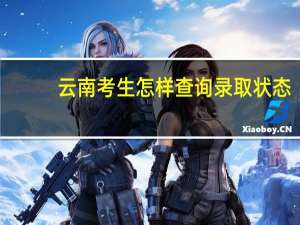 云南考生怎样查询录取状态