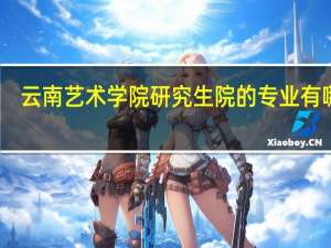 云南艺术学院研究生院的专业有哪些