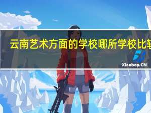 云南艺术方面的学校哪所学校比较好