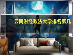 云南财经政法大学排名第几