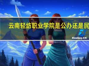 云南轻纺职业学院是公办还是民办