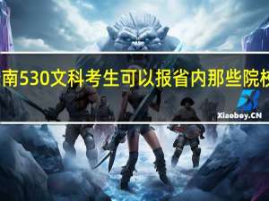 云南530文科考生可以报省内那些院校有把握