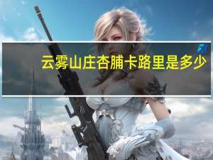 云雾山庄杏脯卡路里是多少