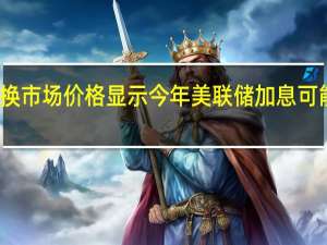 互换市场价格显示今年美联储加息可能性增加