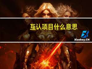 互认项目什么意思