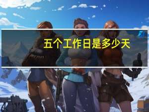 五个工作日是多少天