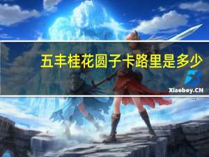 五丰 桂花圆子卡路里是多少