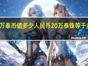 五千万泰币值多少人民币 20万泰铢等于多少人民币