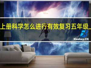 五年级上册科学怎么进行有效复习 五年级上册复习计划