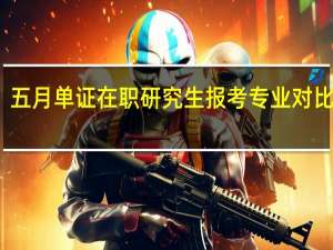 五月单证在职研究生报考专业对比推荐