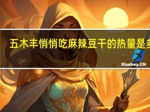 五木丰 悄悄吃麻辣豆干的热量是多少