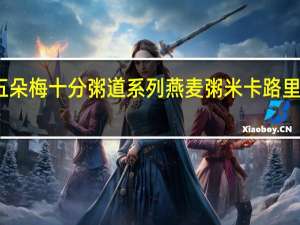 五朵梅 十分粥道系列 燕麦粥米卡路里是多少