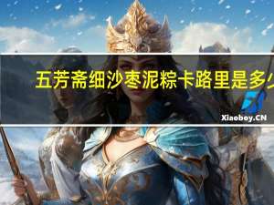 五芳斋 细沙枣泥粽卡路里是多少