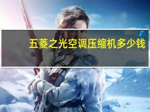 五菱之光空调压缩机多少钱