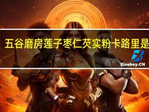 五谷磨房莲子枣仁芡实粉卡路里是多少