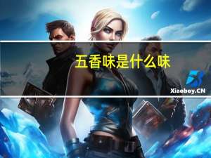 五香味是什么味