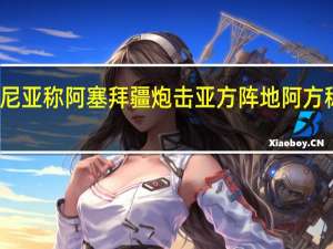 亚美尼亚称阿塞拜疆炮击亚方阵地 阿方称消息不实