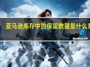 亚马逊库存中的保留数量是什么意思？